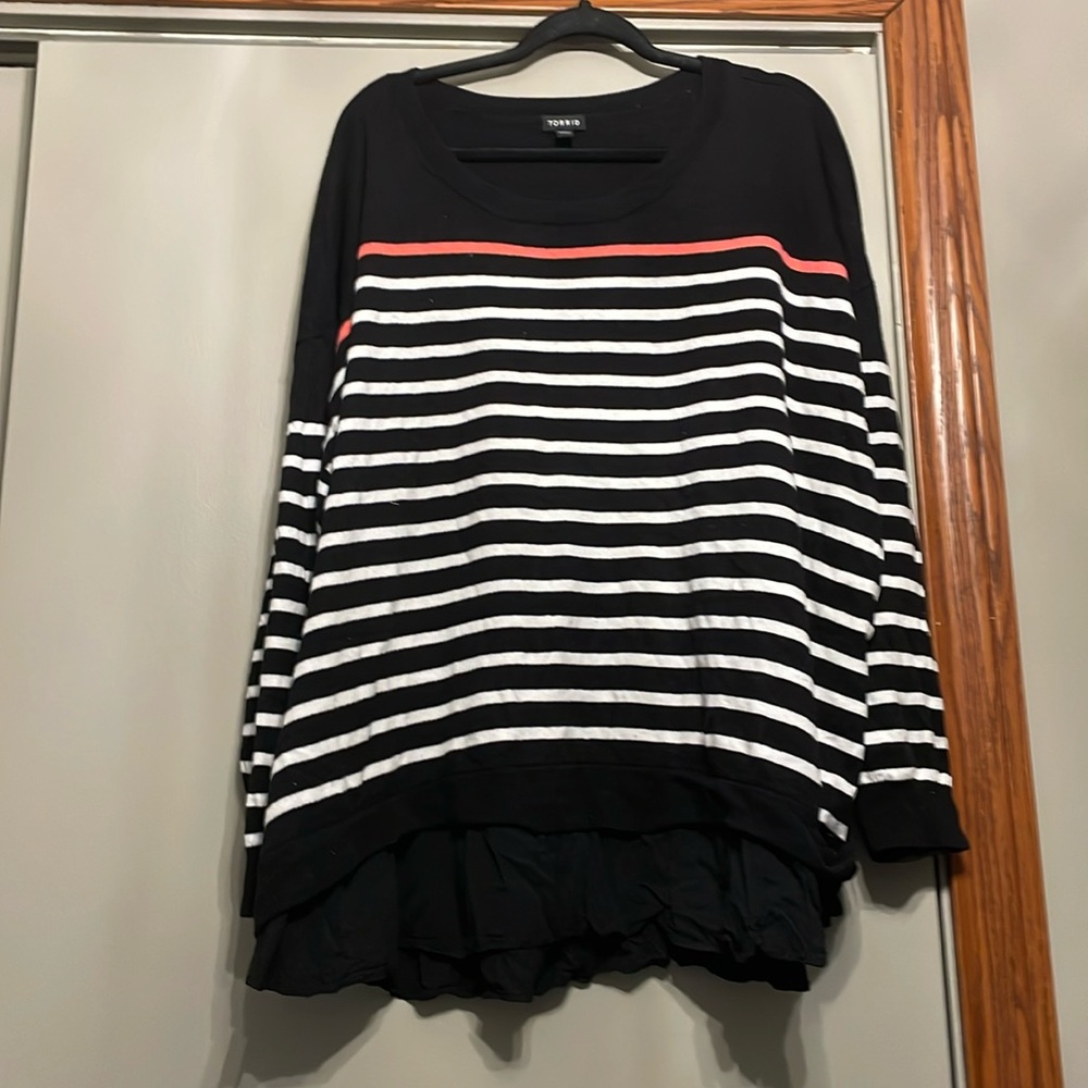 Torrid 4 Striped Sweater
